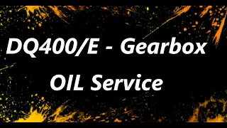VW GTE - DQ400 DQ400E Gearbox Oil Service - Draining and filling gearbox oil
