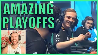 YamatoCannon Reacts to LEC Mic Check | Playoffs