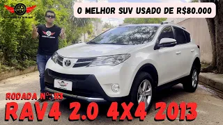 Toyota RAV4 4x4 2013 - O melhor SUV de 80 mil reais - AVALIAÇÃO - Rodada Nº 113