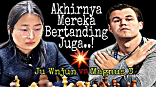 PERTANDINGAN LANGKA❗Juara Catur Dunia Wanita vs Juara Catur Dunia Pria - Magnus Carlsen vs Ju Wenjun