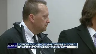 Officer accused of lying appears in court