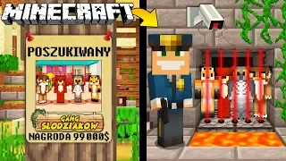 GANG SŁODZIAKÓW POSZUKIWANY W MINECRAFT || MINECRAFT POSZUKIWANY