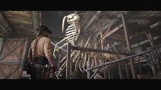 RDR2 - Arthur collected all the Dinosaur Bones And came to Deborah
