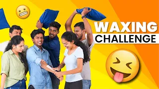 Waxing Challenge 😂😮 #shorts #waitforit #challenge