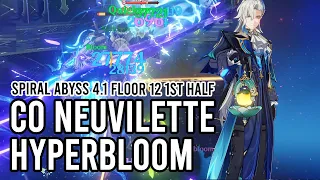 C0 Neuvillette Hyperbloom ft Archons - Spiral Abyss 4.0/4.1 Floor 12 | Genshin Impact