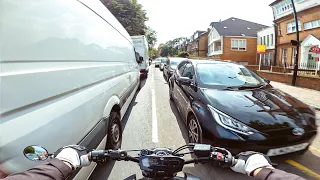 London Loop. Part 3. | YAMAHA MT-07 AKRAPOVIC + QUICKSHIFTER [4K]