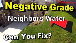 Neighbors Water on Your Property! What can you do?