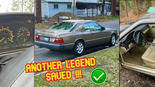 We Saved This Amazing 1990 Mercedes 300CE-24 Valve !!! We Are Looking For a Good Home For it! #C124