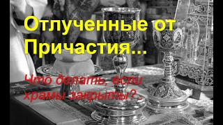 Отлученные от Причастия... Что делать, если храмы закрыты