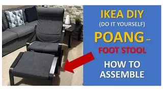 IKEA Do-It-Yourself - POANG Foot Stool - Unboxing & Assembly