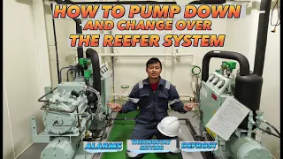 HOW TO PUMP DOWN AND CHANGE OVER THE REEFER SYSTEM |Toping's World