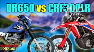 Suzuki DR650 Vs Honda CRF300L Rally review and comparison Which motorcycle is the better dual sport?