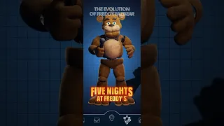 The Evolution of Freddy Fazbear | FNAF AR Edit | FNAF 1 Song #shorts #fnaf #fnafedit #fnafar