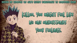 Gon Freecss - Dear Killua (with English and Romaji Lyrics)