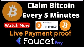 Claim Free bitcoin every 5 Minute - New bitcoin faucet