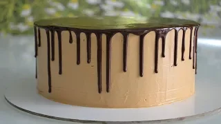 Как сделать ШОКОЛАДНЫЕ ПОТЕКИ на торте
