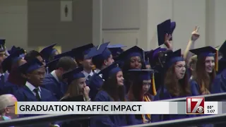 Wake County high school graduations bring traffic this weekend