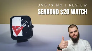 The best $20 smartwatch 2023? SENBONO L32 Unboxing & Review I iOS I Android