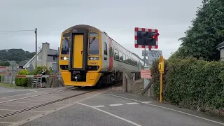 Traeth Mawr Level Crossing, Gwynedd (08/07/2023)