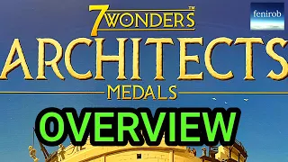 7 Wonders Architects Board Game | Medals Expansion Overview