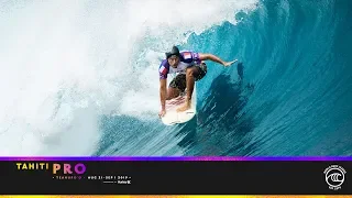 Kauli Vaast vs. Jeremy Flores - Round of 16, Heat 5 - Tahiti Pro Teahupo'o 2019