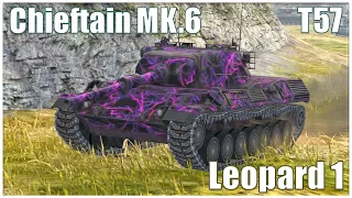 Leopard 1, Chieftain MK.6 & T57 Heavy ● WoT Blitz