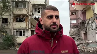 Основные завалы пострадавшего дома в Белгороде разобраны