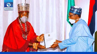 Olu Of Warri Visits Buhari, Seeks Solutions To 'Burning Issues' In Niger Delta