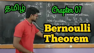 Bernoulli|Theorem|Physics 11|Tamil|MurugaMP