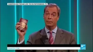 'Brexit' referendum: David Cameron takes on Nigel Farage in prime time debate