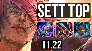 SETT vs DARIUS (TOP) | 66% winrate, 6 solo kills, 14/3/7, Legendary | NA Diamond | 11.22