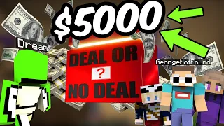 Dream Minecraft Deal Or No Deal $5,000 w/ Friends (Full Twitch Stream VOD Part #1)