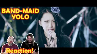 Musicians react to hearing BAND-MAID / YOLO (Official Music Video)!