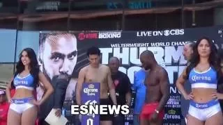 david benavidez vs francy ntetu weigh in and faceoff EsNews Boxing