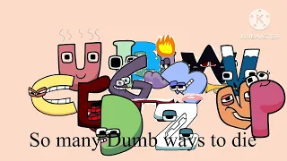 Dumb ways to die alphabet lore version