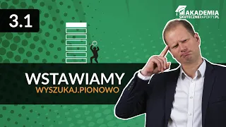 3.1.Wstawiamy WYSZUKAJ.PIONOWO [Kurs Formuły i operacje na danych Excel]