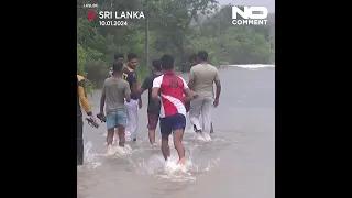 Heavy rains cause floods and landslides in Sri Lanka