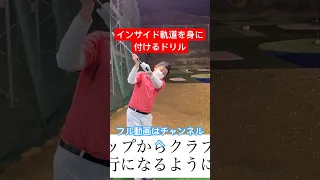 【ゴルフ】インサイド軌道を身に付けるドリル【24歳で脱サラ自己流でプロになった男のレッスン】#ゴルフ #ゴルフスイング #ゴルフレッスン #ドライバー #アイアン #インサイド