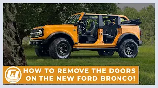 How to Remove the Doors on the 2021 Ford Bronco