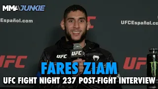 Fares Ziam CALLS OUT Dan Hooker After Decision Win in Mexico | UFC Fight Night 237