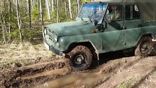 Возможности стокового УАЗа на ВОЕННЫХ МОСТАХ. Часть 2 (Больше грязи)