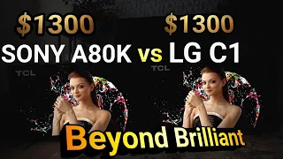 Beyond Brilliant! Sony Bravia XR A80K vs LG Oled C1 Series