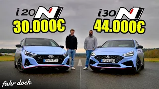 Hyundai N Performance DUELL: i30N vs i20N | 14.000€ MEHR, aber wirklich BESSER? | Fahr doch