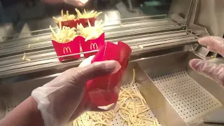 McDonald's POV Slow day today at  Fries Station