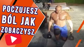 Poczujesz BÓL! Pudzian pokazuje jak niszczy nogi!