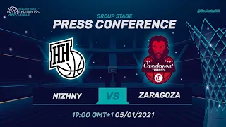 Nizhny Novgorod v Casademont Zaragoza - Press Conf. | Basketball Champions League 2020/21