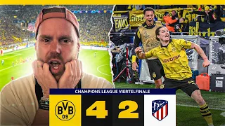 HALBFINALEEEEE 🤩 ESKALATION!!! 🥵 | Borussia Dortmund vs. Atlético Madrid 4-2 | STADION-VLOG