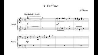 C. Norton - 3. Fanfare - Microjazz Piano duets collection 2 for piano four hands
