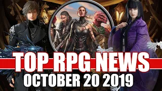 Top RPG News of the Week - Oct 20, 2019 (Divinity Fallen Heroes, Lost Souls Aside, Nioh 2)