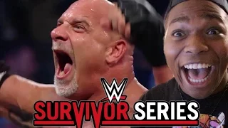 GOLDBERG BEATS BROCK LESNAR! WWE Survivor Series 2016 Live Reaction